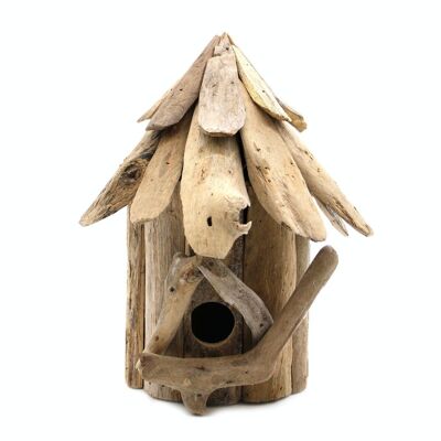 BBBox-06 - Driftwood Birdbox - Wallhanging - Vendido en 2x unidad/es por exterior