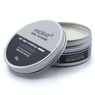 BBEO-01 - Manteca Corporal de Karité Aromaterapia 90g - Lavanda - Vendido en 1x unidad/es por exterior