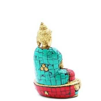 BBFG-03 - Figure de Bouddha en laiton - Amitabha - 9,5 cm - Vendu en 1x unité/s par extérieur 4