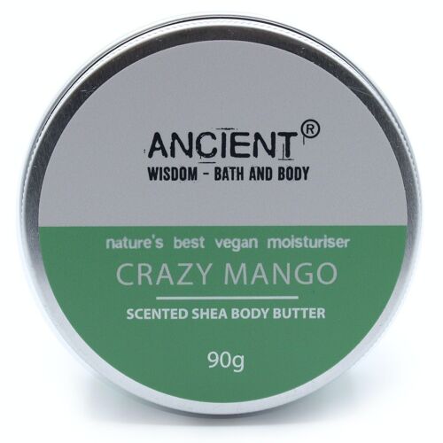 BBFO-02 - Scented Shea Body Butter 90g - Crazy Mango - Sold in 1x unit/s per outer