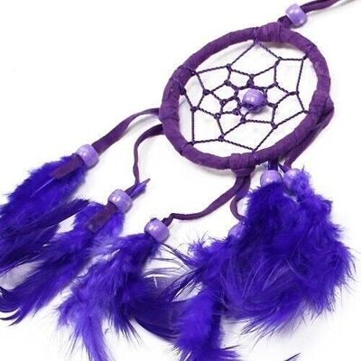 BDC-05 - Bali Dreamcatchers - Small Round - Turq/Pink/Purp - Sold in 6x unit/s per outer