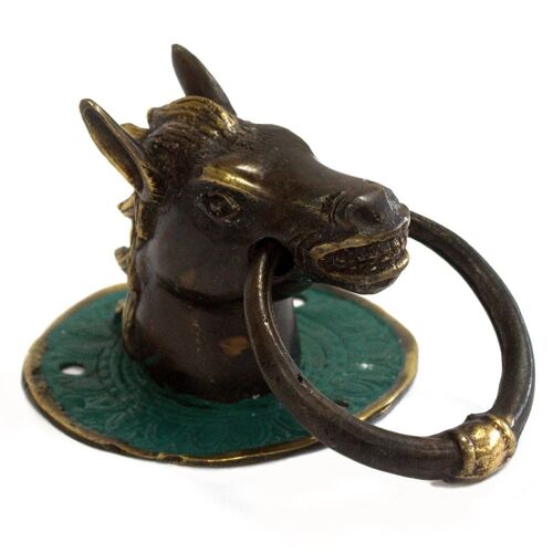 BDK-05 - Brass Door Knocker - Horses Head - Sold in 1x unit/s per outer