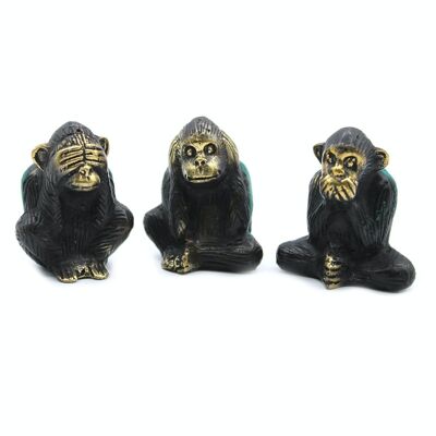 BFF-12 - Set of 3 - See No Evil etc - Monkeys - Sold in 1x unit/s per outer