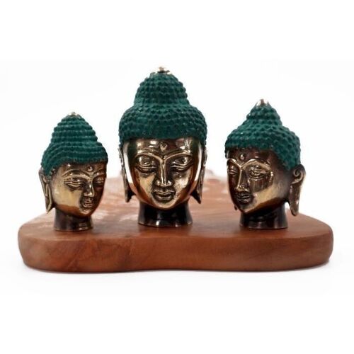 BFF-22 - Set of 3 - Buddha Heads (asst sizes) - Sold in 1x unit/s per outer