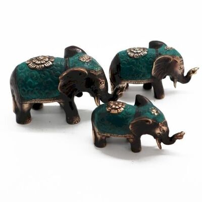 BFF-24 - Set of 3 - Lucky Elephants (asst sizes) - Sold in 1x unit/s per outer