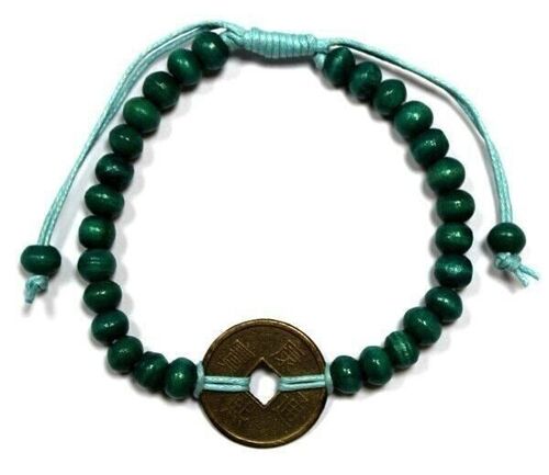 BFGx-02 - Good Luck Feng-Shui Bracelets - Green - Sold in 5x unit/s per outer