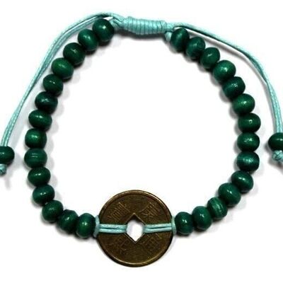 BFGx-02 - Good Luck Feng-Shui Bracelets - Green - Sold in 5x unit/s per outer