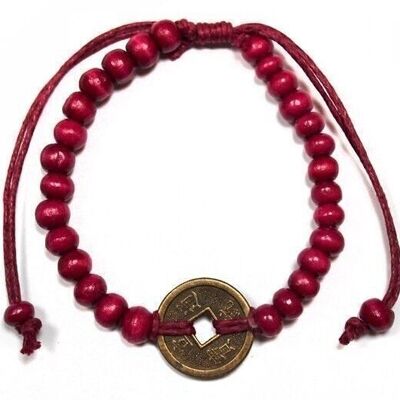 BFGx-03 - Good Luck Feng-Shui Bracelets - Red - Sold in 5x unit/s per outer