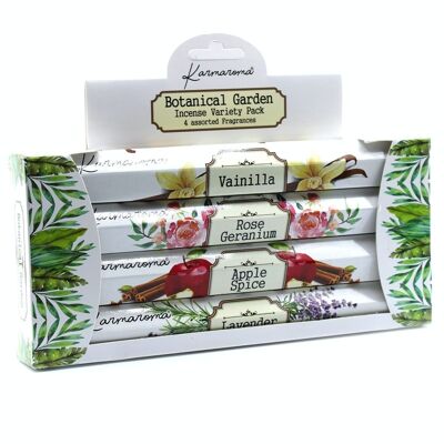 BGHi-01 - Botanical Garden Incense Gift Set - 4 Assorted Fragrances - Sold in 6x unit/s per outer