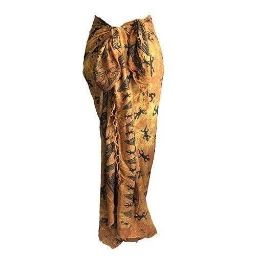 BGS-02 - Bali Gecko Sarongs - Chocolate - Sold in 5x unit/s per outer