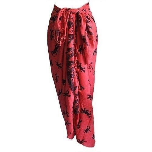 BGS-04 - Bali Gecko Sarongs - Pink - Sold in 5x unit/s per outer