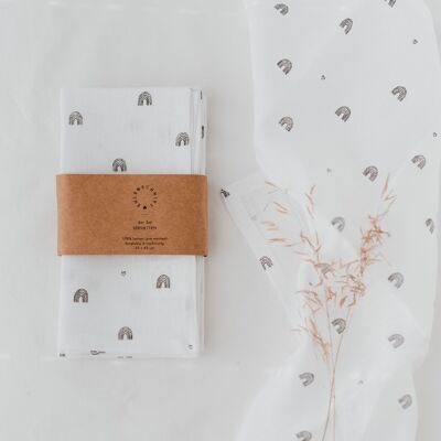 ENSEMBLE DE 4 SERVIETTES RAINBOW