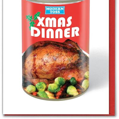 Funny Christmas Card - Christmas Dinner