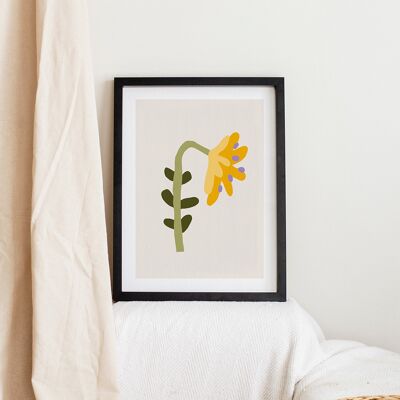 Sunflower poster - 2 sizes