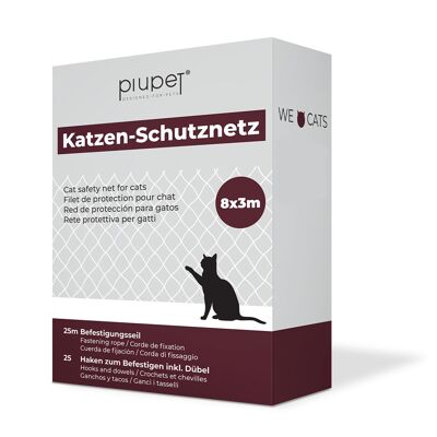 Katzennetz "LUI" - 8 x 3 m