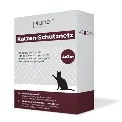 Katzennetz "LUI" - 4 x 3 m