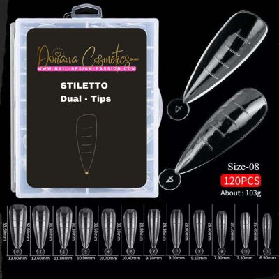 Nail Dual Tips Stiletto