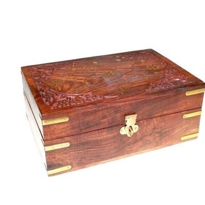 Box-03A - Caja tallada de aromaterapia (con capacidad para 24) - Se vende en 1x unidad/es por exterior