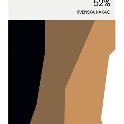 Pausa caffè 52% - Cioccolato fondente al latte con caffè e cannella