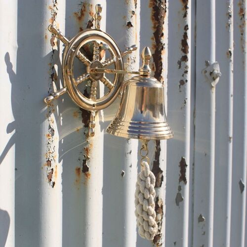 BSB-04 - Ships Wheel Bell - Sold in 1x unit/s per outer