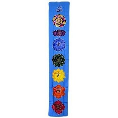 Bwax-12 - Chakra Drop Banner - Sky Blue 183x35cm - Venduto in 1x unità/i per esterno