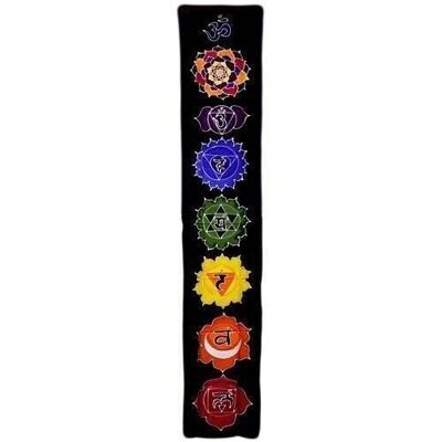 Bwax-14 - Chakra Drop Banner - Mezzanotte 183x35 cm - Venduto in 1x unità/i per esterno