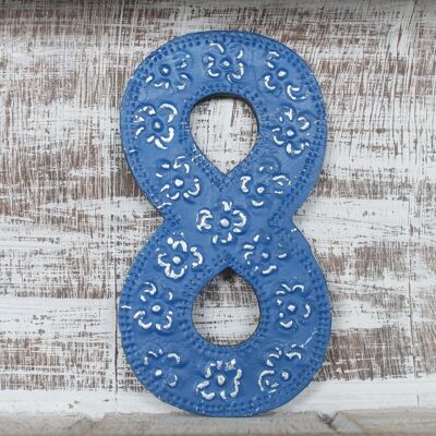 CAL-34 - Number "8" - Assorted Colours - 15cm - Sold in 6x unit/s per outer