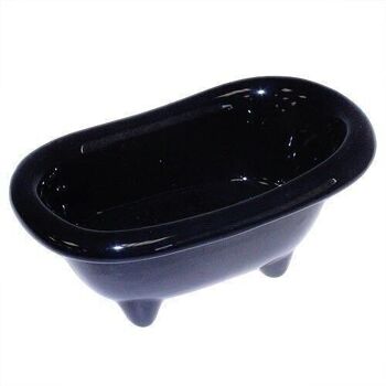 CBath-02 - Mini baignoire en céramique - Noir - Vendu en 4x unité/s par extérieur 3