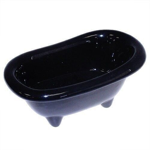 CBath-02 - Ceramic Mini Bath - Black - Sold in 4x unit/s per outer