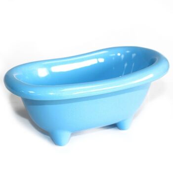 Cbath-04 - Mini baignoire en céramique - Bleu bébé - Vendu en 4x unité/s par extérieur 4