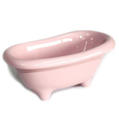 Cbath-05 - Mini Bain en Céramique - Rose - Vendu en 4x unité/s par extérieur