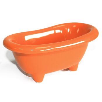 Cbath-07 - Mini baignoire en céramique - Orange - Vendue en 4x unité/s par extérieur 4