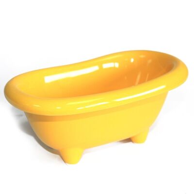 Cbath-09 - Mini bagno in ceramica - Limone - Venduto in unità 4x per esterno