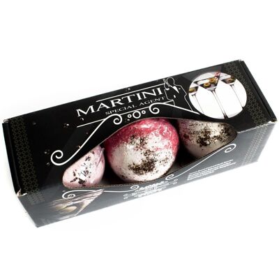 CBB-03 - Set of Three Martini Bath Bombs - Sold in 3x unit/s per outer