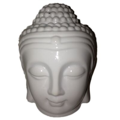 CDes-03 - Buddah Head Oil Burner - White - Sold in 4x unit/s per outer