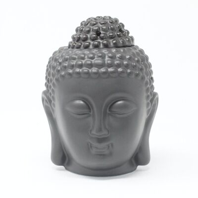 CDes-04 – Buddha-Kopf-Ölbrenner – Dunkelbraun – Verkauft in 4 Einheiten pro Außenhülle