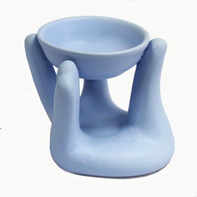 Cdes-07 - Open Hands Oil Burner - Blue - Sold in 4x unit/s per outer