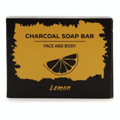 CHSB-01 - Charcoal Soap 85g - Lemon - Sold in 5x unit/s per outer