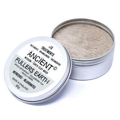 Clay-04 - Fuller Earth Face Mask 80g - Sold in 1x unit/s per outer