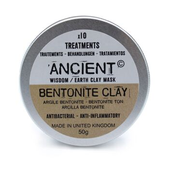 Clay-05 - Argile Bentonite 50g - Vendu en 1x unité/s par extérieur 5