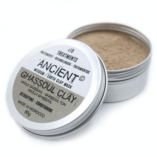 Clay-06 - Ghassoul Clay 80g - Sold in 1x unit/s per outer