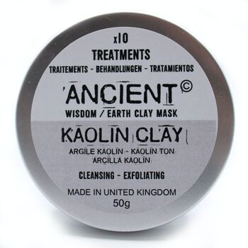Clay-07 - Kaolin Clay 50g - Vendu en 1x unité/s par extérieur 5