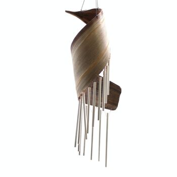 CLCH-01 - Carillons éoliens en feuille de coco - Naturel - Vendu en 2x unité/s par extérieur 4