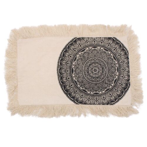 CMC-07 - Traditional Mandala Cushion Covers - 30x50cm - black - Sold in 4x unit/s per outer