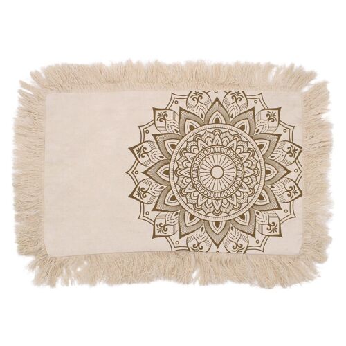 CMC-08 - Lotus Mandala Cushion Covers - 30x50cm - bronze - Sold in 4x unit/s per outer