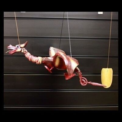 CocoD-03 - Red Coconut Dragon Mobile 37cm - Sold in 1x unit/s per outer