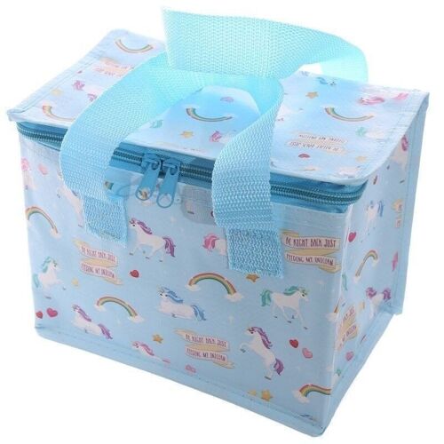 CoolB-03 - Woven Cool Bag Lunch Box - Unicorn Design - Sold in 10x unit/s per outer