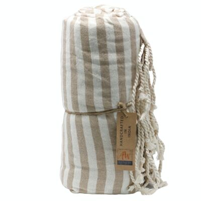 CPT-02 - Cotton Pareo Towel - 100x180 cm - Warm Sand - Sold in 1x unit/s per outer
