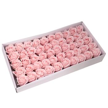 CSFH-07 - Fleurs de savon artisanales - Med Rose - Rose - Vendu en 50x unité/s par extérieur 4