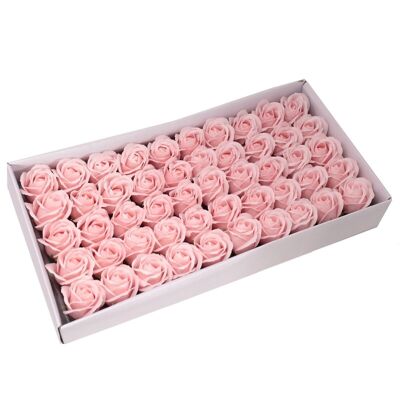 CSFH-07 - Craft Soap Flowers - Med Rose - Pink - Vendido a 50x unidad/es por exterior